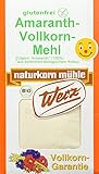 Werz Amaranth-Vollkorn-Mehl glutenfrei, 1er Pack (1 x 500 g Karton) - Bio