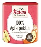 Natura 100% Apfelpektin – 100g – Pflanzliches Geliermittel ohne Zucker aus reinem Pektin – vegan und glutenfrei – Ideal zur Konfitüren- und Marmeladenherstellung