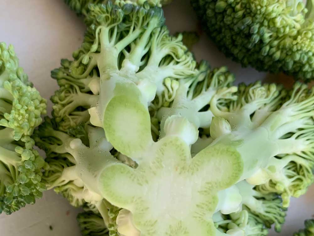 Brokkoli kochen – Mini-Röschen schneiden
