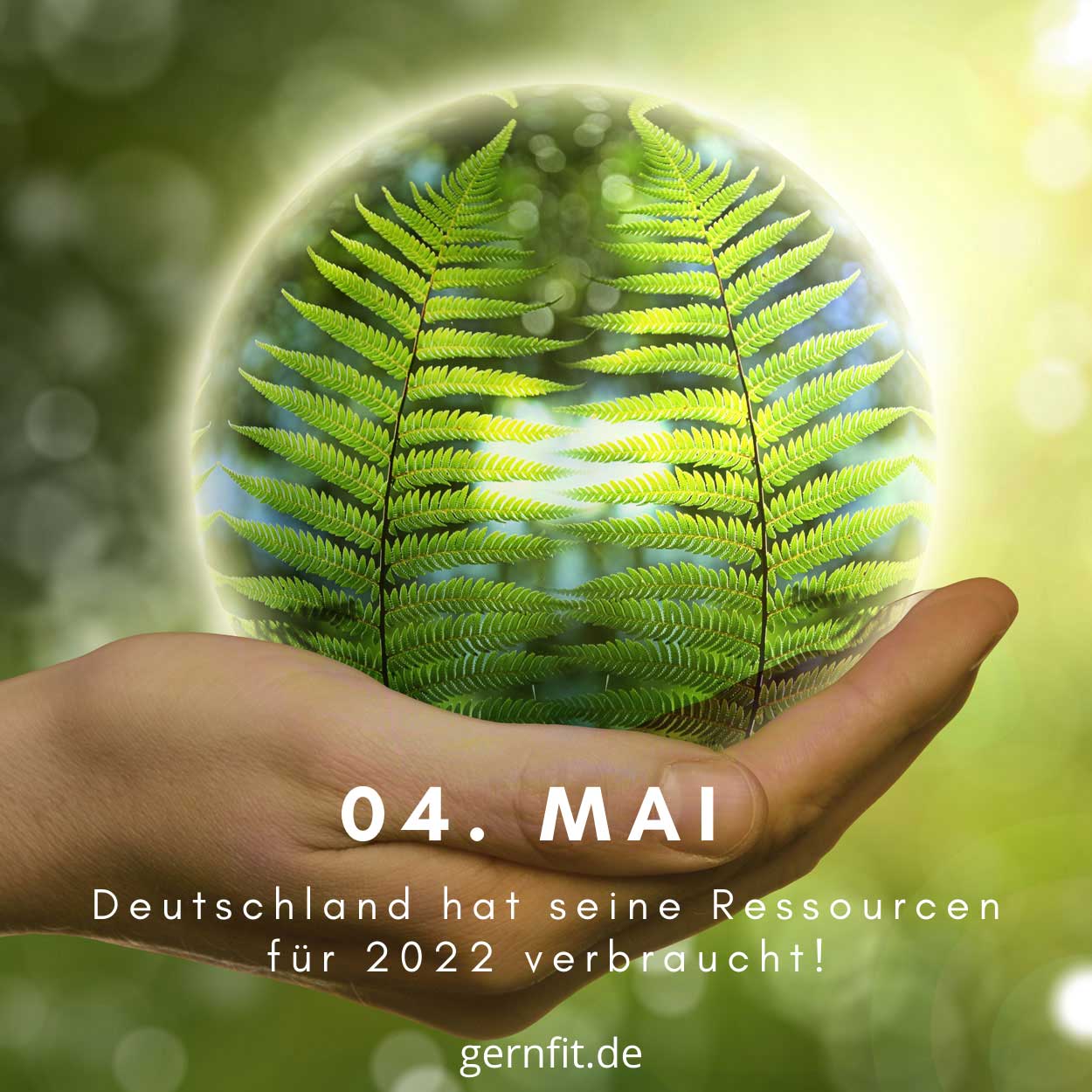 Deutscher Erdüberlastungstag 04. Mai 2022