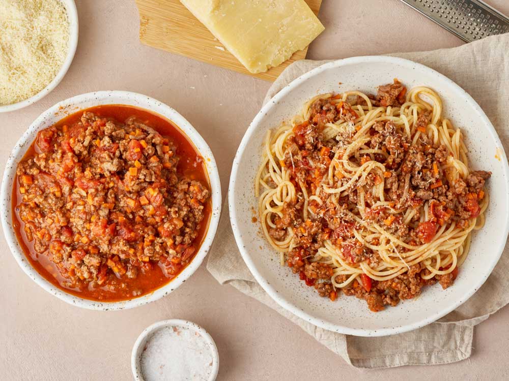 Glutamat – Spaghetti Bolognese enthält Glutamat