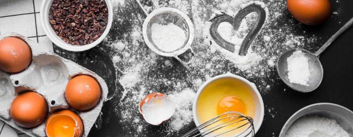 Glutenfreie Bindemittel zum Backen