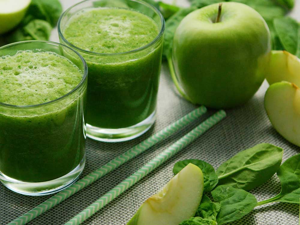 Chia Sprossen selber ziehen – Grüner Smoothie mit Spinat