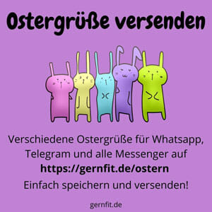 Whatsapp Ostergrüße versenden Instagram Grafik