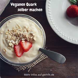 Veganen Quark selber machen Instagram Grafik