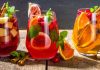 Kinderbowle – 3 Gläser mit fruchtiger Bowle