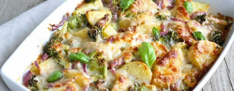 Vegetarischer Brokkoliauflauf