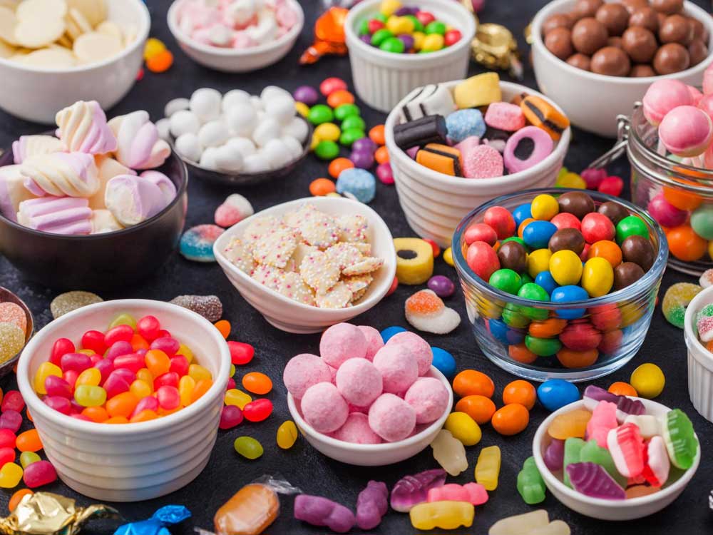 Süßigkeiten nicht auf leeren Magen essen